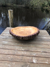 Load image into Gallery viewer, Handmade Large Oak Fruit Bowl Perfect for Kitchen Table Centerpiece & Dining Decor, Eco-Friendly Wooden Bowl
