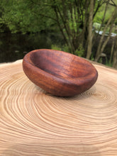 Load image into Gallery viewer, Small handcrafted Sapele hardwood bowl. Perfect catch all or jewellery dish.