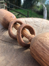 Load image into Gallery viewer, Hand carved Celtic Wedding Goblet gorgeous wedding or anniversary gift.