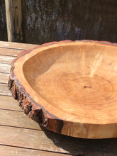 Load image into Gallery viewer, Handmade Large Oak Fruit Bowl Perfect for Kitchen Table Centerpiece & Dining Decor, Eco-Friendly Wooden Bowl
