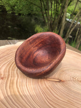 Load image into Gallery viewer, Small handcrafted Sapele hardwood bowl. Perfect catch all or jewellery dish.