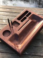 Load image into Gallery viewer, Solid Wood Rolling Tray Set & Organizer - Large Hand Roll Herb Board, Budcessories for Smokers