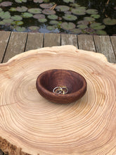 Load image into Gallery viewer, Small handcrafted Sapele hardwood bowl. Perfect catch all or jewellery dish.