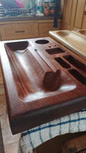 Load image into Gallery viewer, Solid Wood Rolling Tray Set & Organizer - Large Hand Roll Herb Board, Budcessories for Smokers