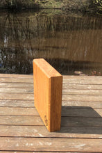 Load image into Gallery viewer, Oak Herb Board Small Chunky Square Chopping Block for Kitchen & Cooking Essentials