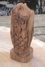 Load image into Gallery viewer, Owl - hand carved Oak ornament