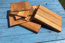 Load image into Gallery viewer, Oak chopping Board, solid wood herb board