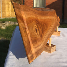Load image into Gallery viewer, Cherry wood charcuterie/ serving board perfect cheese board, ideal father's day gift