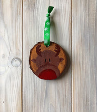 Load image into Gallery viewer, Wood slice Christmas tree decorations