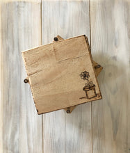 Load image into Gallery viewer, Set of 4 coasters with stand.