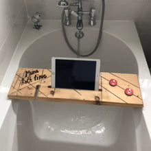 Load image into Gallery viewer, Wooden bath rack