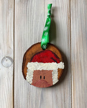 Load image into Gallery viewer, Wood slice Christmas tree decorations
