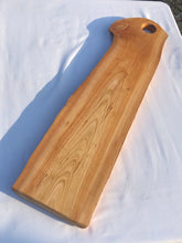 Load image into Gallery viewer, Cherry wood charcuterie serving board, perfect cheese board ideal father's day gift