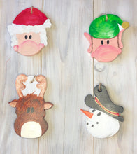 Load image into Gallery viewer, Christmas tree decorations set of 4.