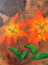 Load image into Gallery viewer, Tiger lilies acrylic painting