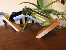 Load image into Gallery viewer, Balancing bottle holder, gravity illusion floating wine bottle stand. Novelty gift for Father’s Day