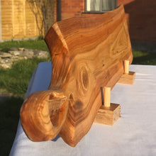 Load image into Gallery viewer, Cherry wood charcuterie/ serving board perfect cheese board, ideal father's day gift