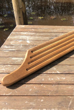 Load image into Gallery viewer, Bread board, extra large handmade from hardwood perfect for French stick, baguette. Ideal gift for Father’s Day
