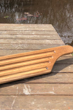 Load image into Gallery viewer, Bread board, extra large handmade from hardwood perfect for French stick, baguette. Ideal gift for Father’s Day
