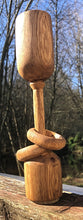 Load image into Gallery viewer, Hand carved Celtic Wedding Goblet gorgeous wedding or anniversary gift.
