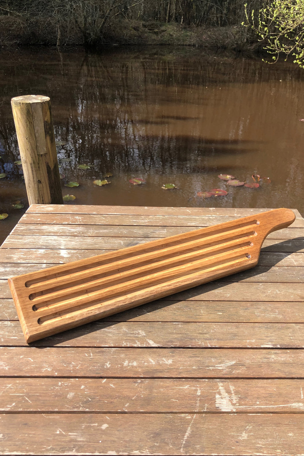 Bread board, extra large handmade from hardwood perfect for French stick, baguette. Ideal gift for Father’s Day