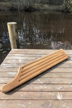 Load image into Gallery viewer, Bread board, extra large handmade from hardwood perfect for French stick, baguette. Ideal gift for Father’s Day
