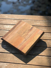 Load image into Gallery viewer, Small square Wooden Chopping Board, Hardwood cutting board Kitchen Essential for Food Prep &amp; Serving

