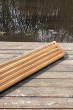 Load image into Gallery viewer, Bread board, extra large handmade from hardwood perfect for French stick, baguette. Ideal gift for Father’s Day
