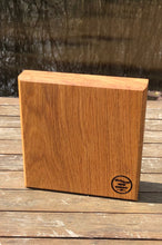 Load image into Gallery viewer, Oak Herb Board Small Chunky Square Chopping Block for Kitchen &amp; Cooking Essentials
