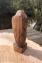 Load image into Gallery viewer, Owl - hand carved Oak ornament
