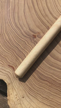 Load and play video in Gallery viewer, Decorative beech wooden spoon with pyrography detail of a stack of pancakes

