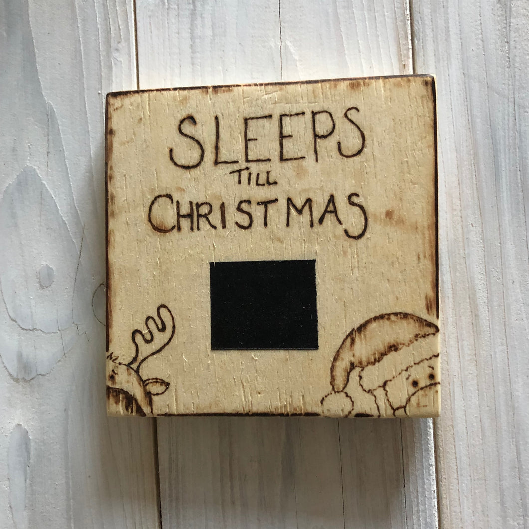 Christmas countdown magnet