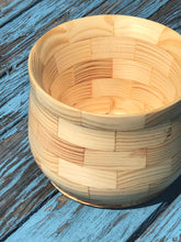 Load image into Gallery viewer, Hand turned segmented wooden bowl
