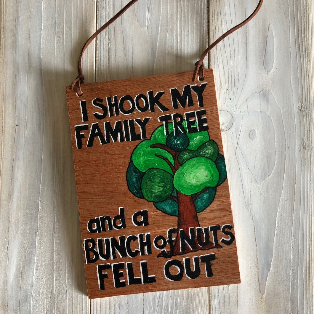 Funny family sign