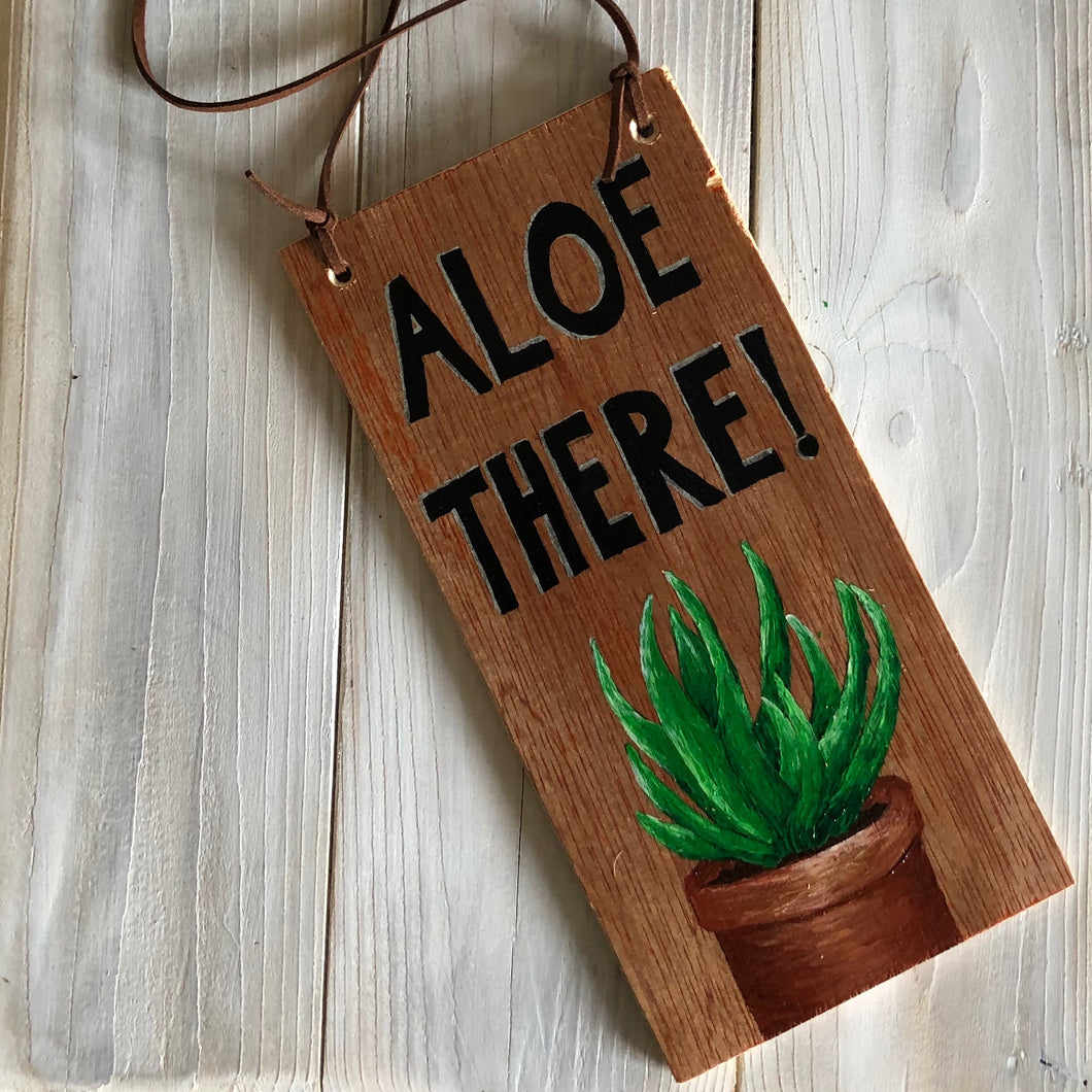 Hand painted funny sign