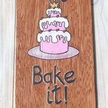 Load image into Gallery viewer, Cake fun hanging sign.
